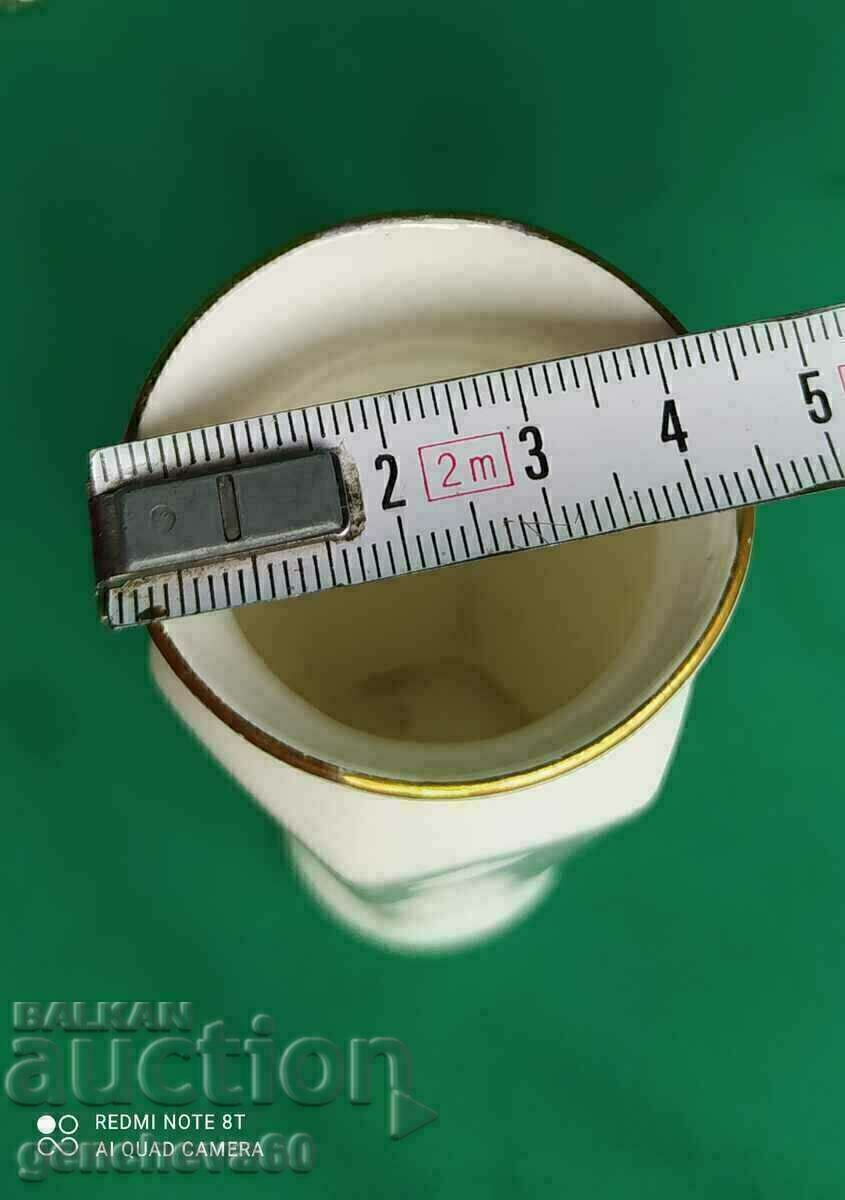 RETRO Bulgarian vase-bone porcelain/Vidin - 5