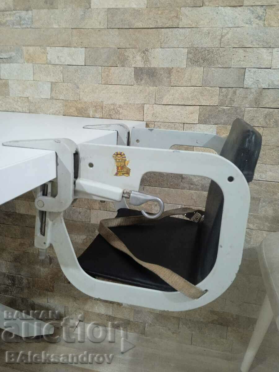 Rare old children's high chair with price 48.00 BGN | € 24.54 Rare old children's high chair with price 48.00 BGN | € 24.54