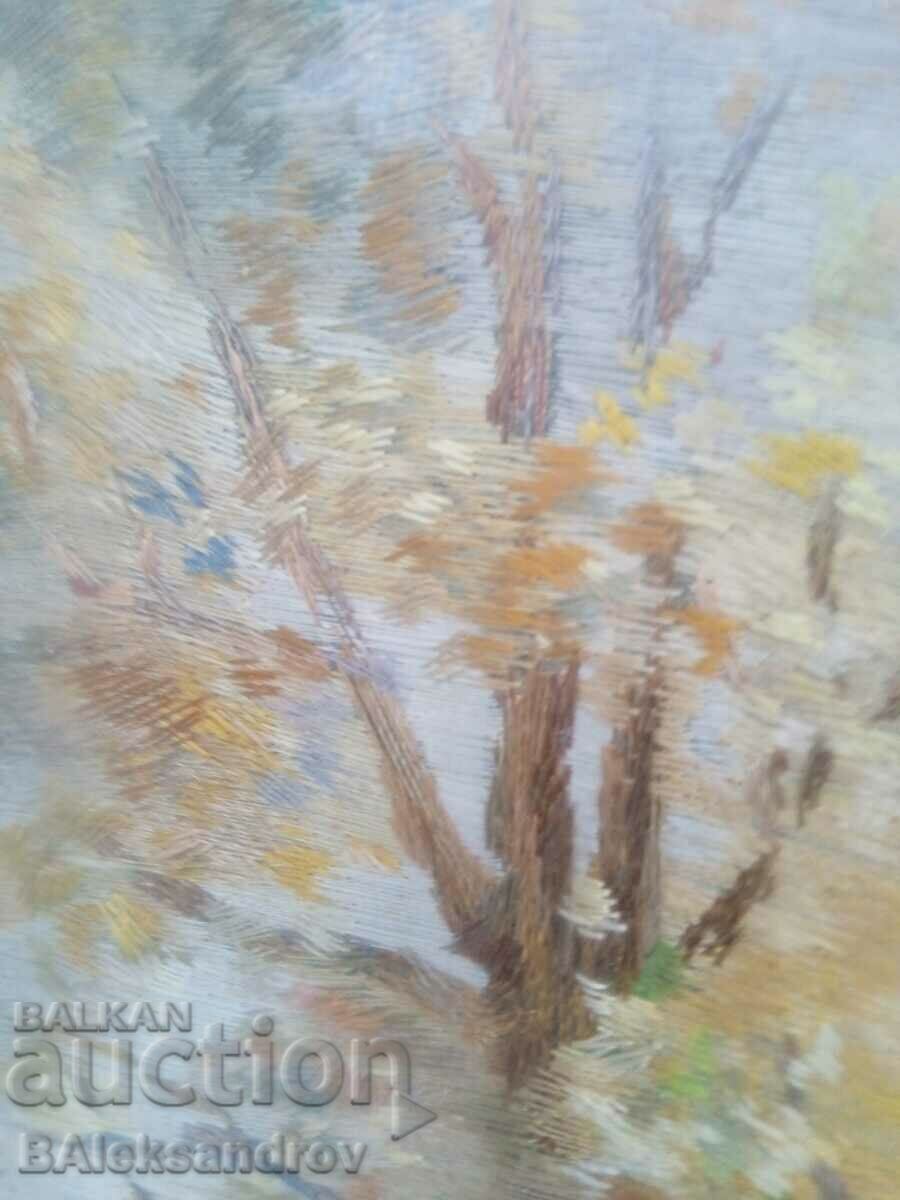 Παράδοση Παλιά ζωγραφική με μεταξωτό νήμα