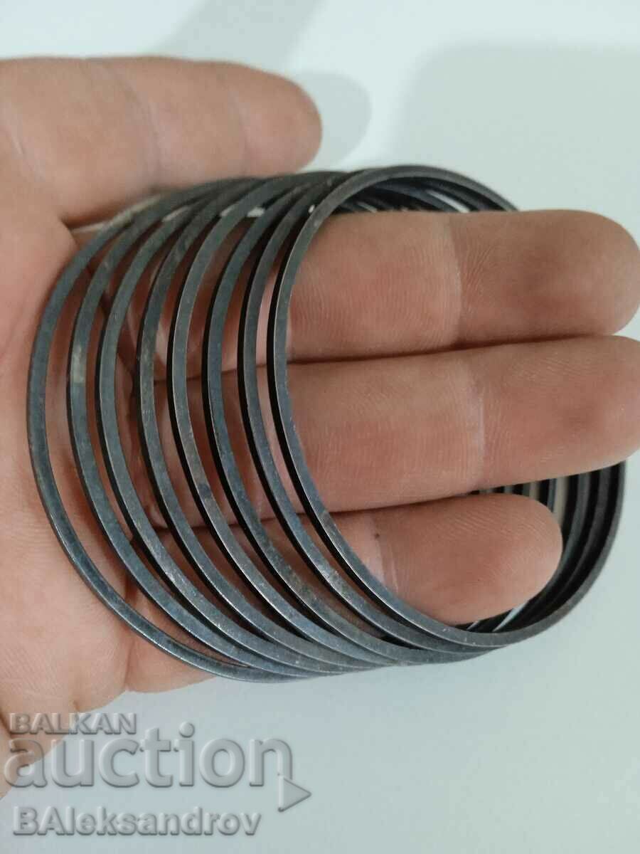 Delivery of Old silver bracelets 8 pcs. Delivery of Old silver bracelets 8 pcs.