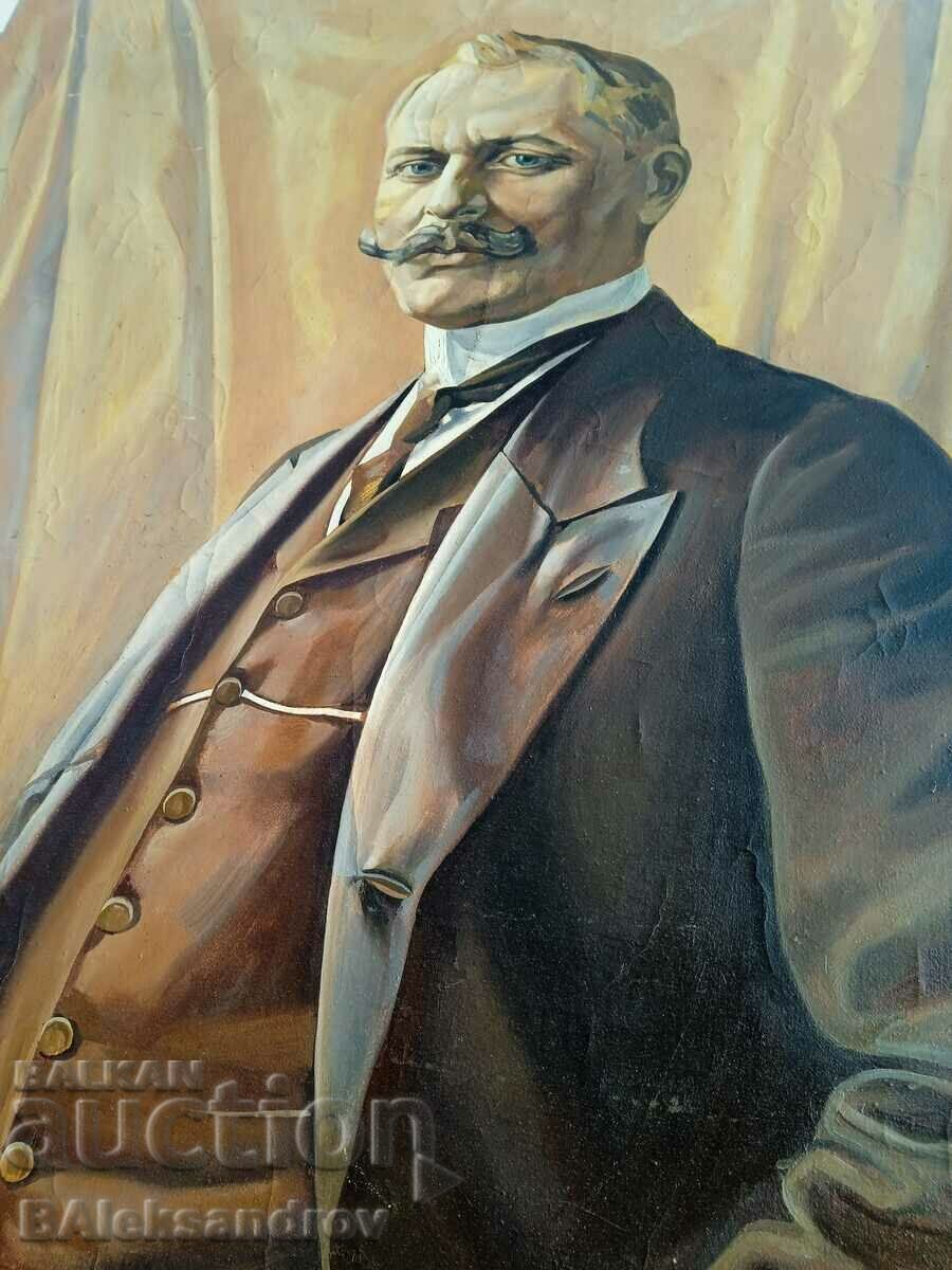 Signed large portrait painting - 5 Signed large portrait painting - 5