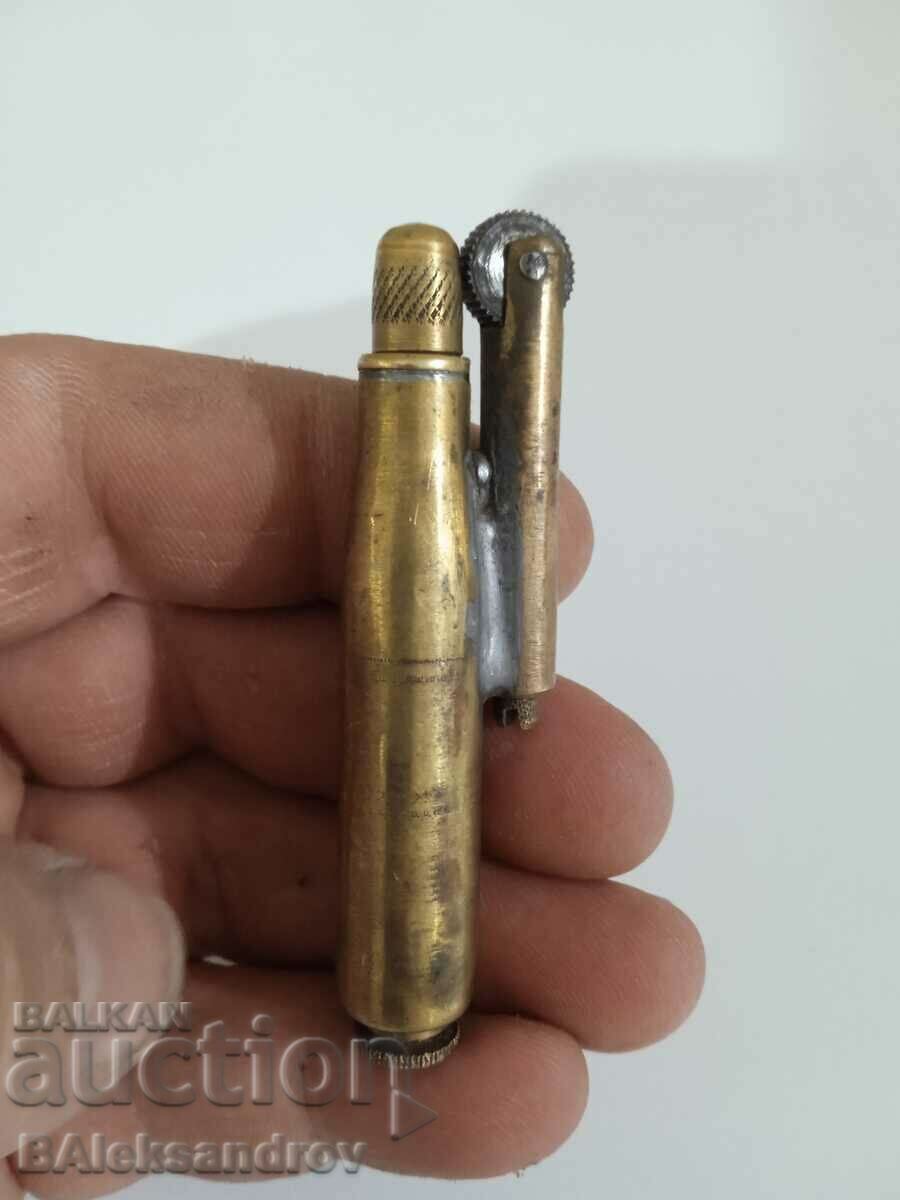 Old cartridge lighter, soldier's work