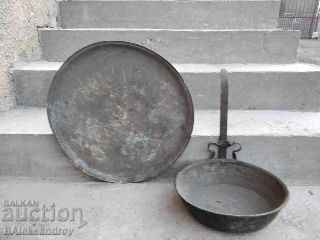 Lot of copper vessels from the past with price 80.00 BGN | € 40.90 Lot of copper vessels from the past with price 80.00 BGN | € 40.90