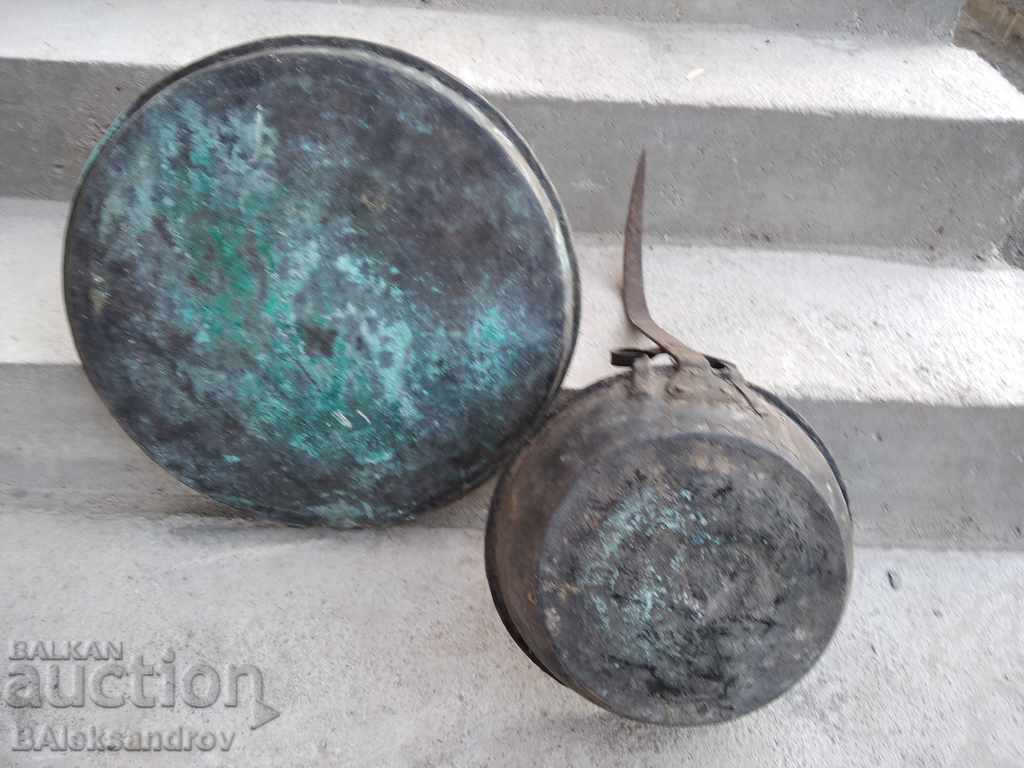 Lot of copper vessels from the past - 5 Lot of copper vessels from the past - 5