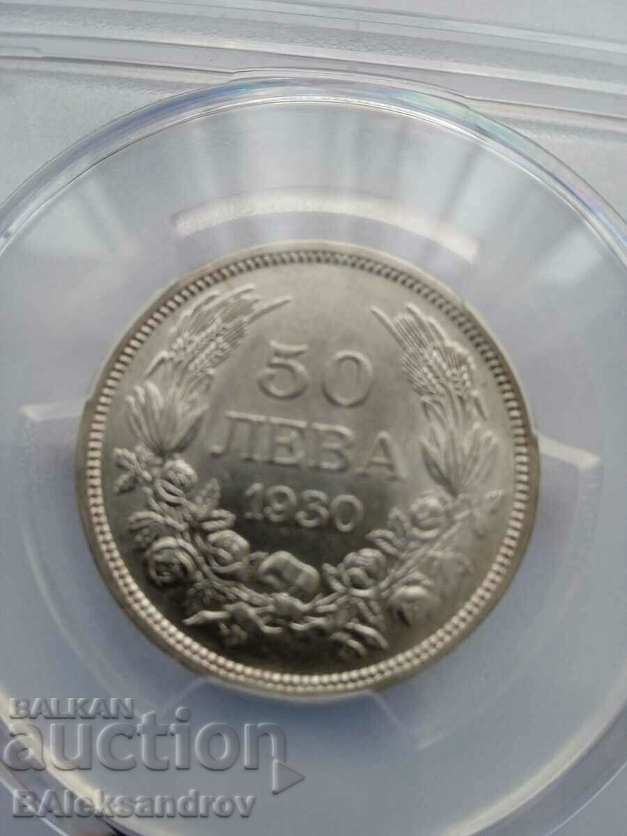 Delivery of BGN 50 1930 PCGS certified coin