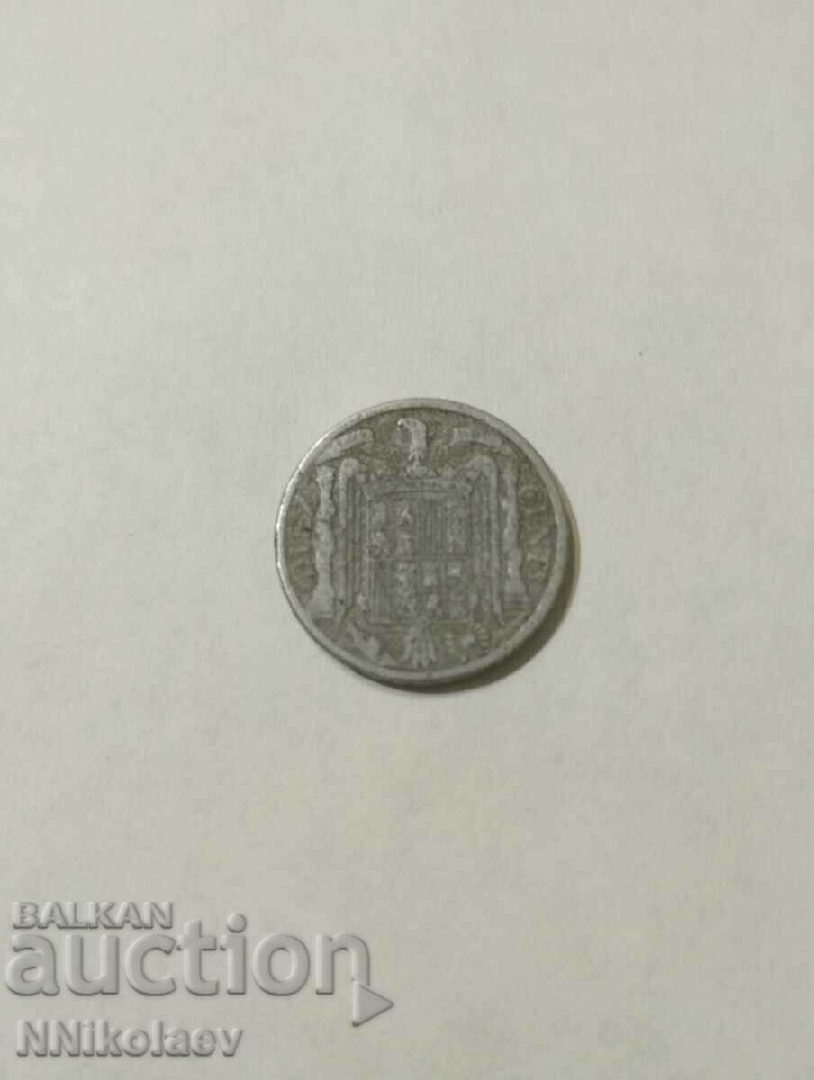 Auction 10 centimos Spain 1940 Auction 10 centimos Spain 1940