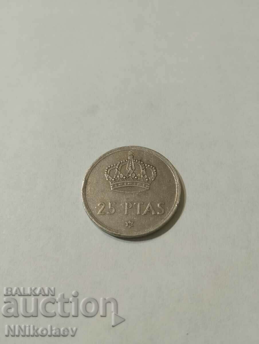 25 pesetas Spain 1975 / 80