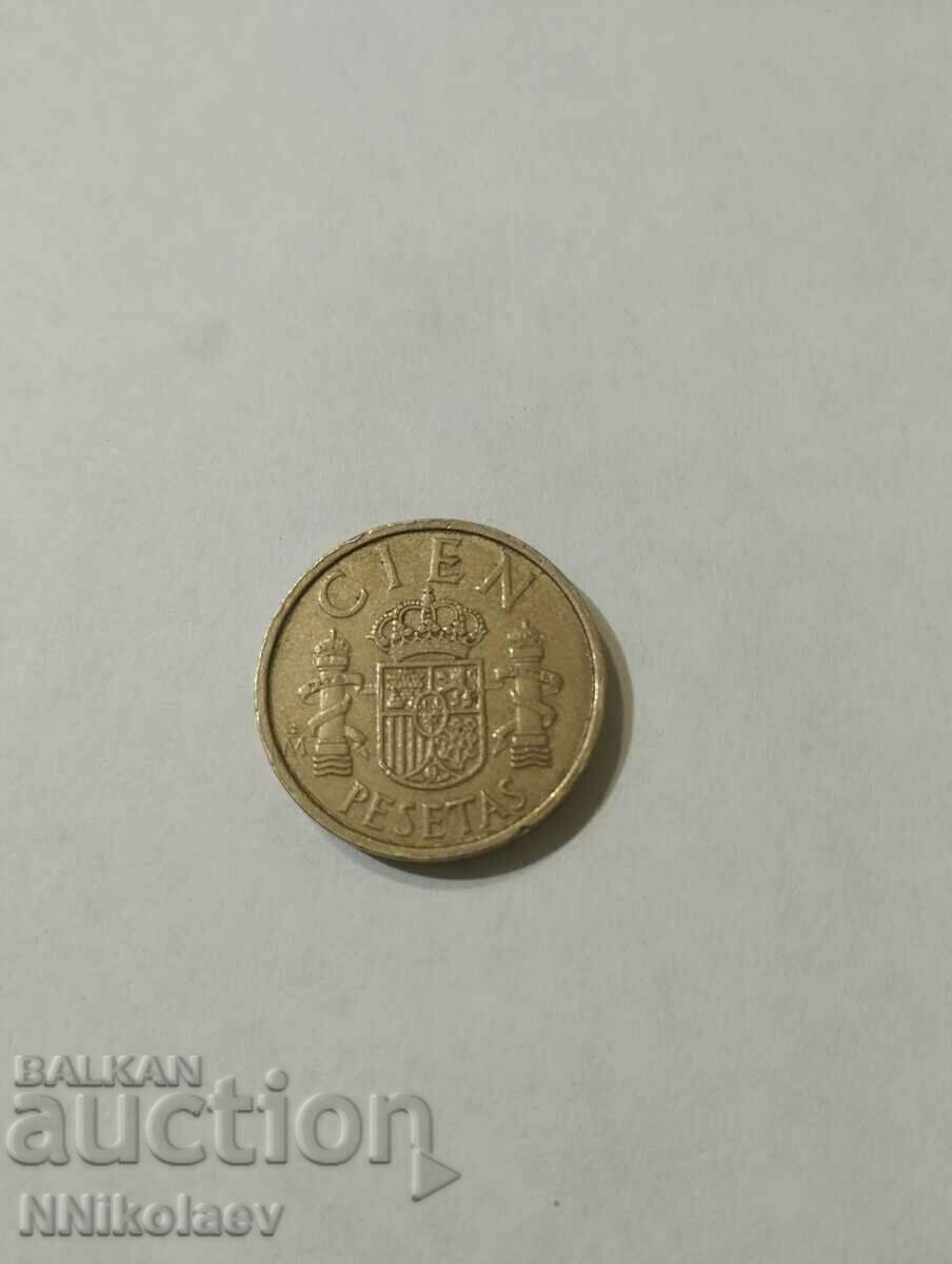 100 pesetas Spain 1985 with price 8.00 BGN | € 4.09 100 pesetas Spain 1985 with price 8.00 BGN | € 4.09