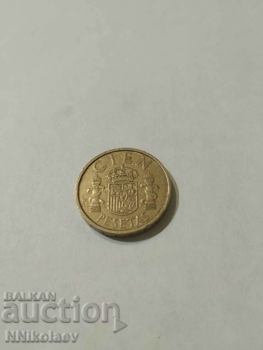 100 pesetas Spania 1985
