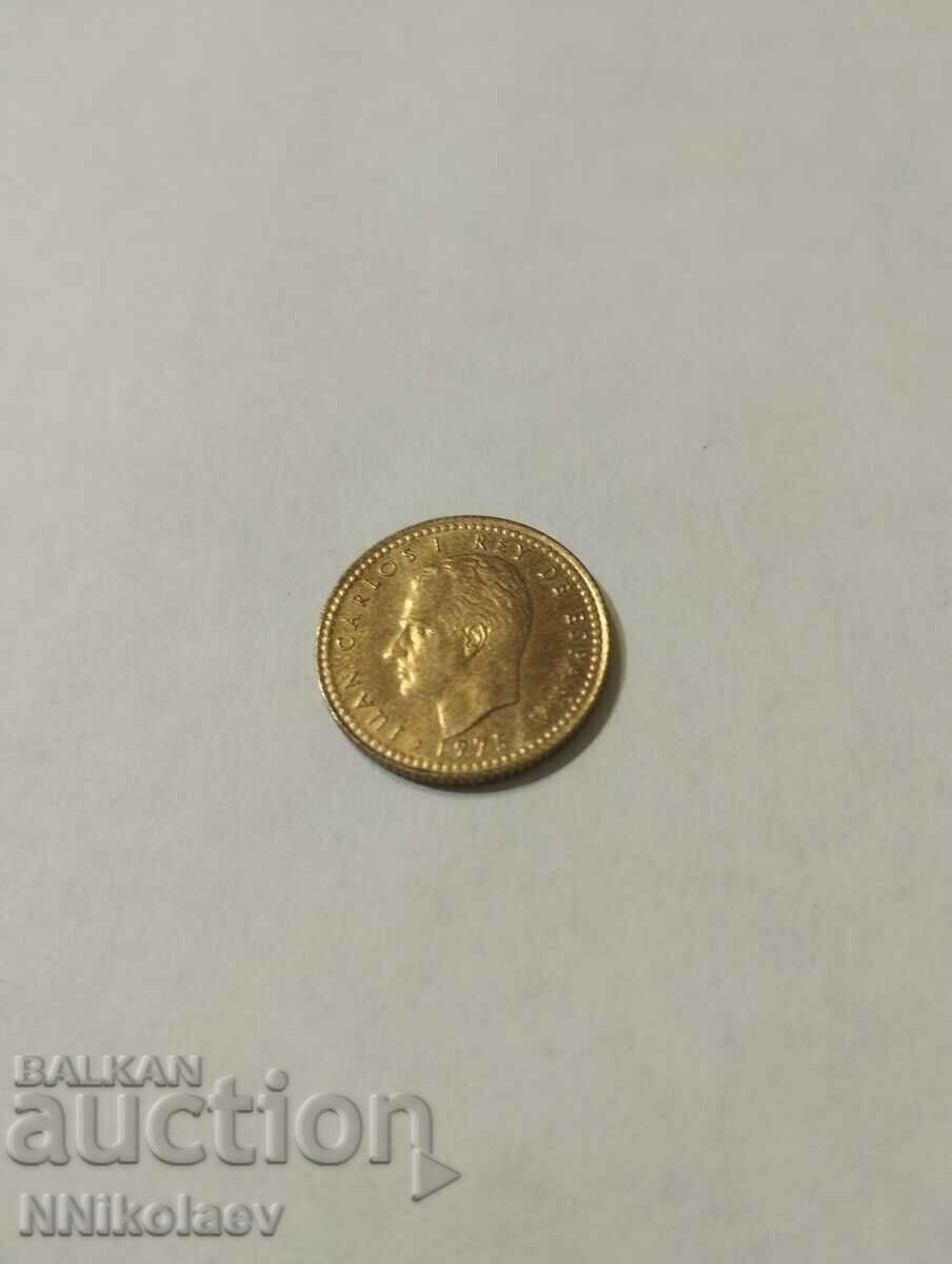 Auction  1 peseta Spain 1975 / 78