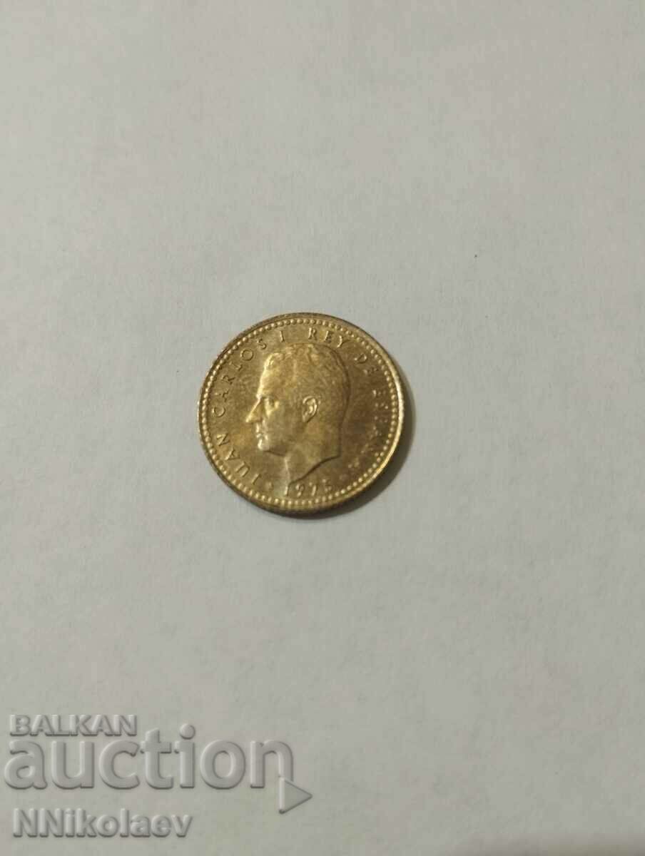 Delivery of 1 peseta Spain 1975 / 78