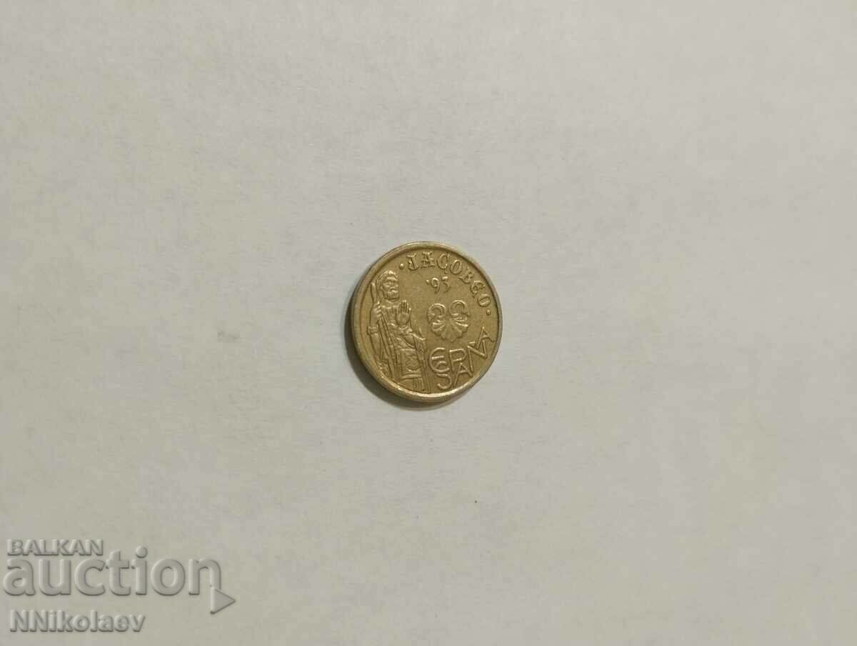Delivery of 5 pesetas Spain 1993 Saint James Delivery of 5 pesetas Spain 1993 Saint James