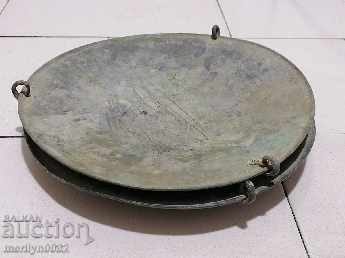 Brass bowls for Bulgarian scale 1909 bowl 2 pieces - 5 Brass bowls for Bulgarian scale 1909 bowl 2 pieces - 5