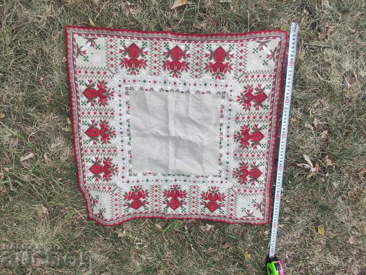 A small tablecloth with embroidery