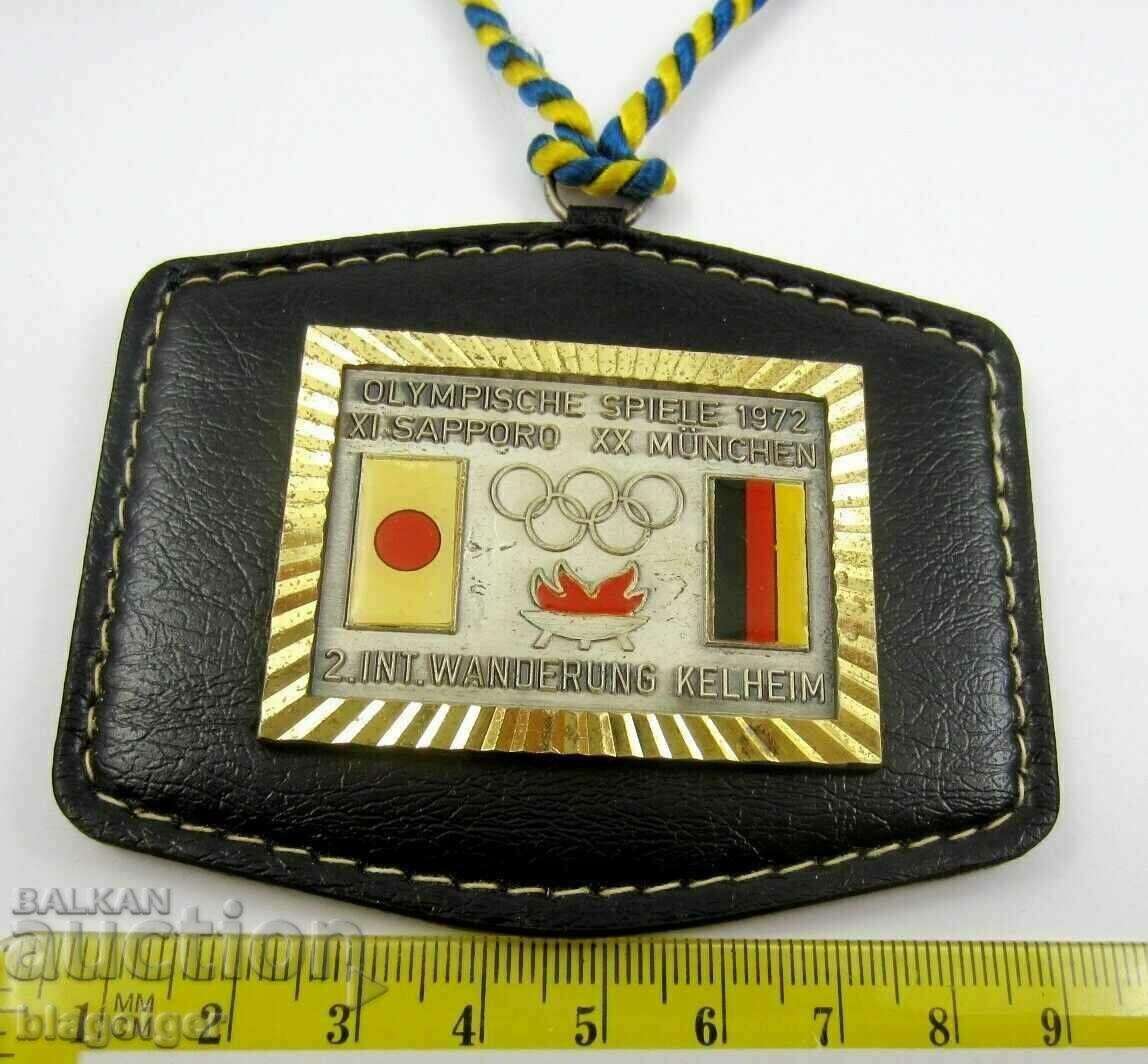 Auction Olympic medal-Germany-Olympic Games-Sapporo 1972 Auction Olympic medal-Germany-Olympic Games-Sapporo 1972