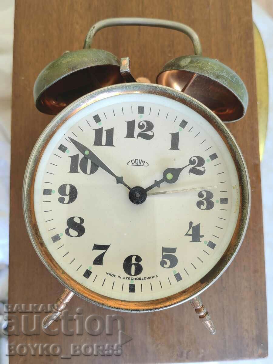 Rare Czechoslovakia Alarm Clock Early Soc