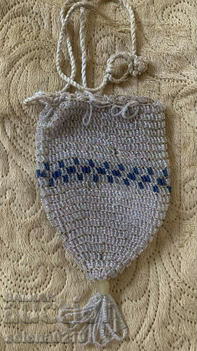 Old beaded pouch, money pouch
