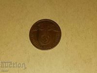 1 pfennig 1937 Germania, al treilea Reich