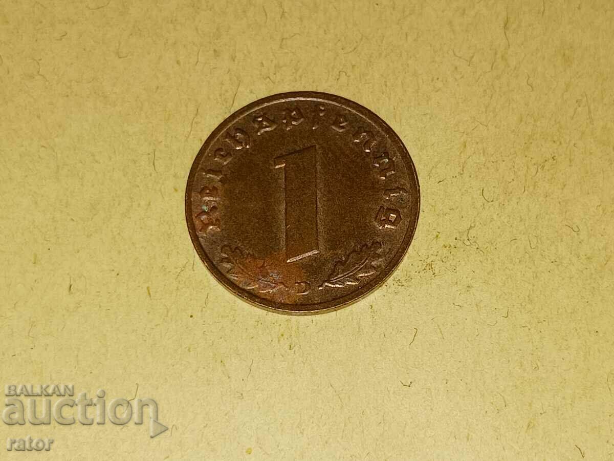 1 pfennig 1938 Germany, Third Reich with price 4.00 BGN | € 2.05 1 pfennig 1938 Germany, Third Reich with price 4.00 BGN | € 2.05