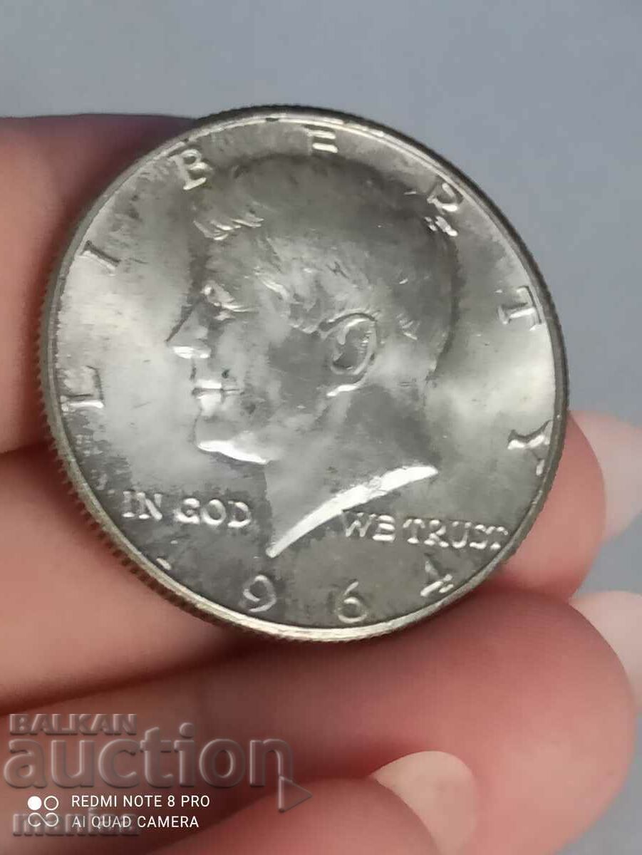 1/2 dolar argint 1964 - 5