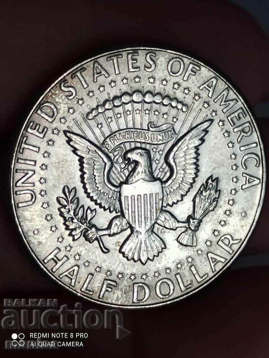 1/2 долар 1964 г сребро