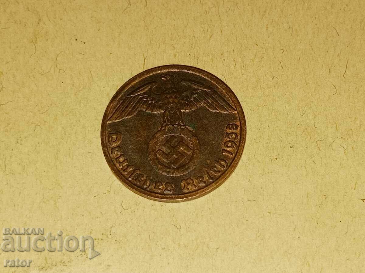 1 pfennig 1938 Germany, Third Reich