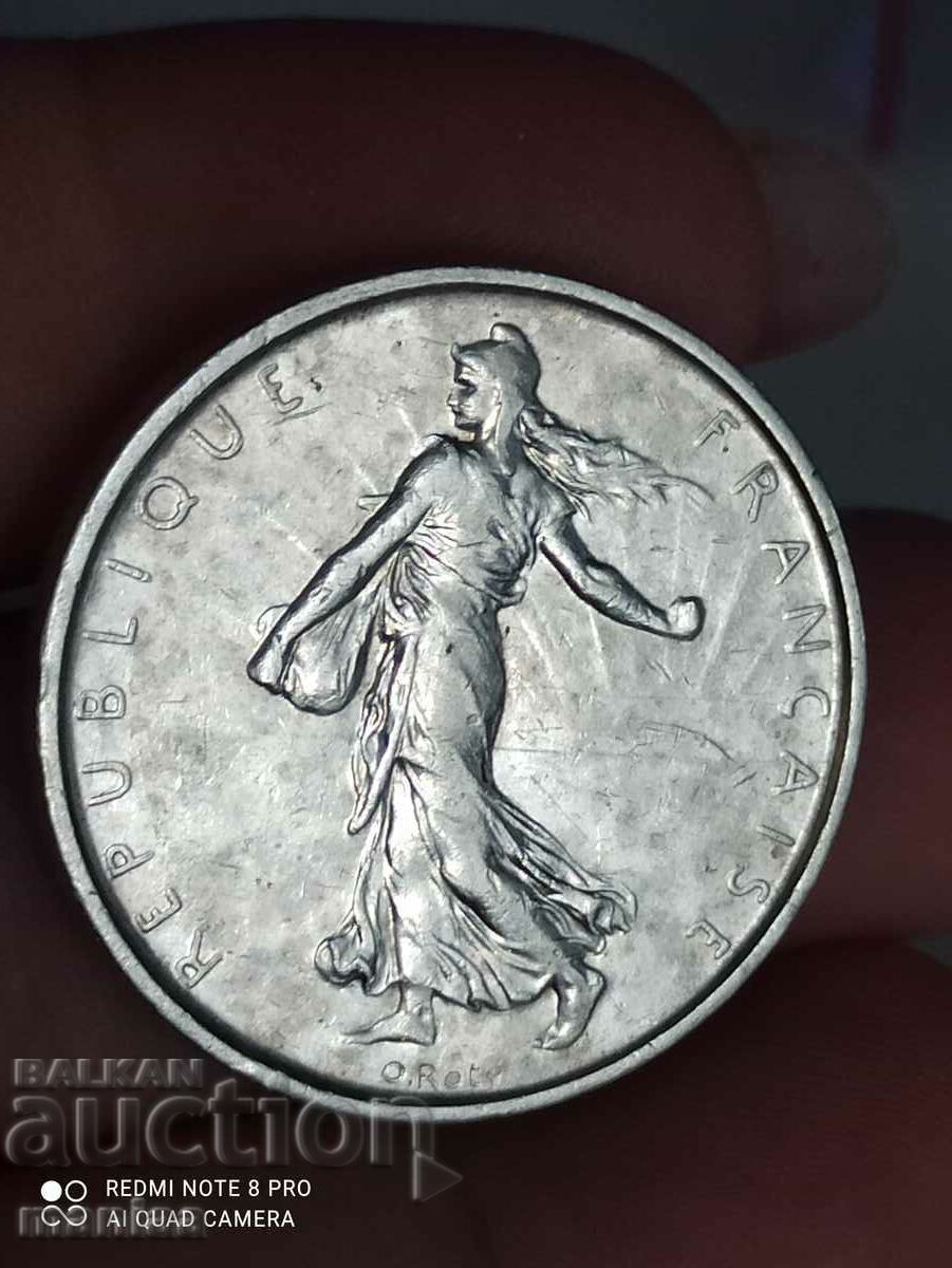 Livrarea 5 franci argint 1962