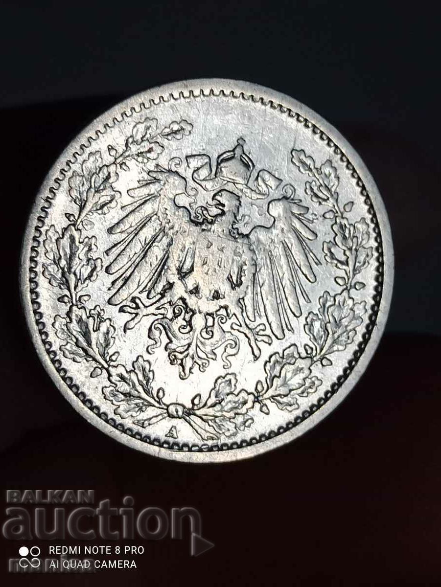 Delivery of 1/2 mark 1906 Silver Germany Delivery of 1/2 mark 1906 Silver Germany