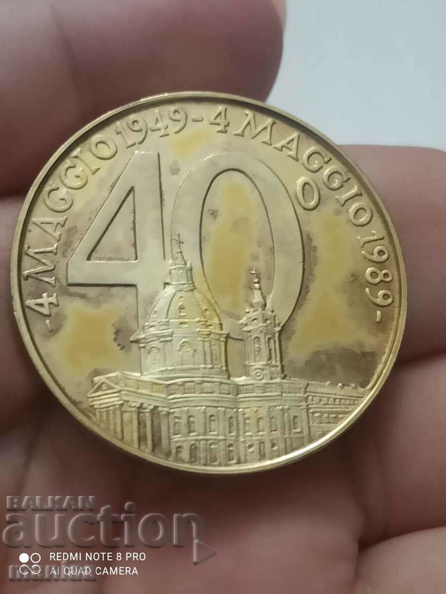 Delivery of FC Torino silver plaque Delivery of FC Torino silver plaque