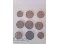Lot of Pfenning coins 1961