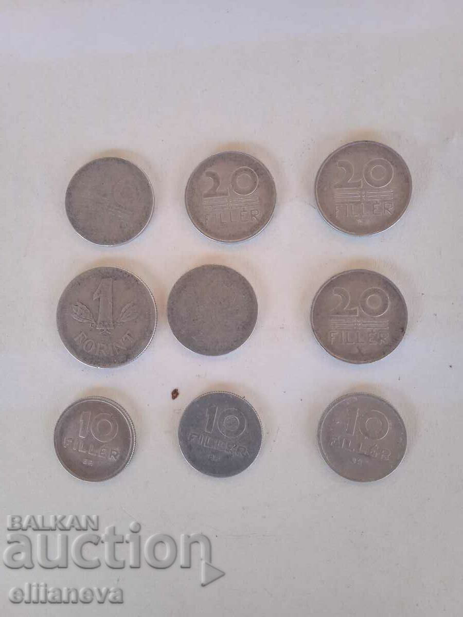 Lot Coins Filler 1961 Hungary