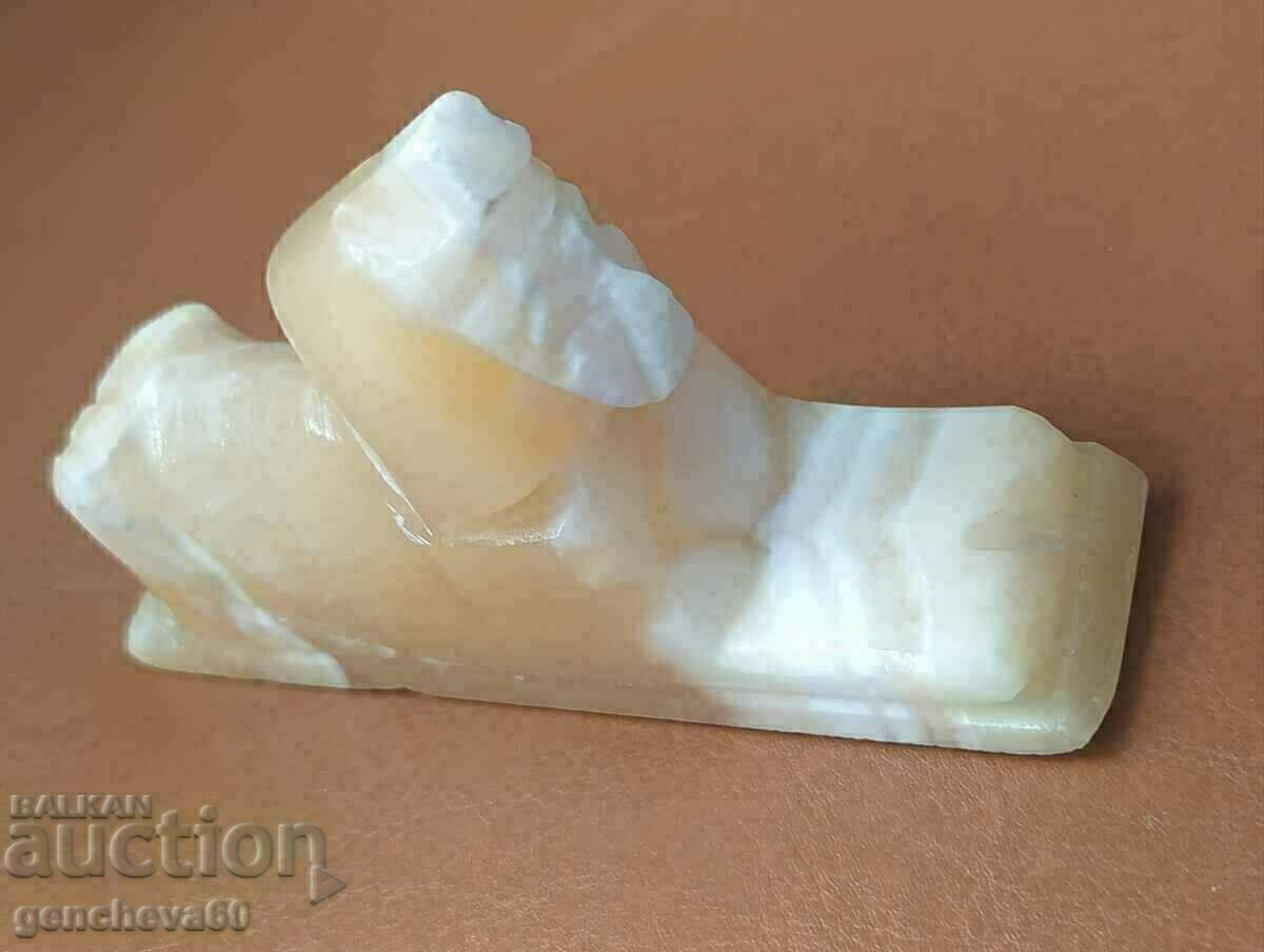 Vintage Egyptian Sphinx Statue Marble/Decor - 5 Vintage Egyptian Sphinx Statue Marble/Decor - 5