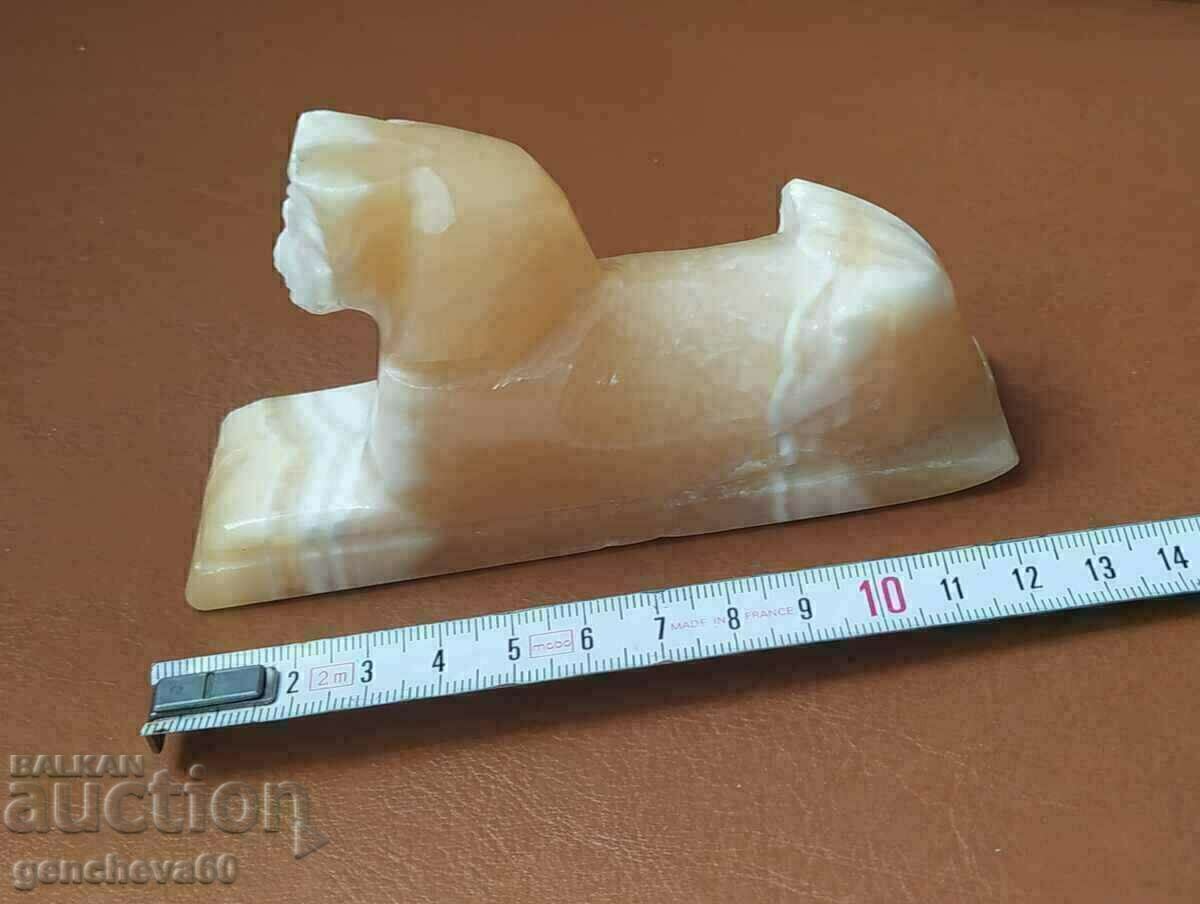Vintage Egyptian Sphinx Statue Marble/Decor Vintage Egyptian Sphinx Statue Marble/Decor