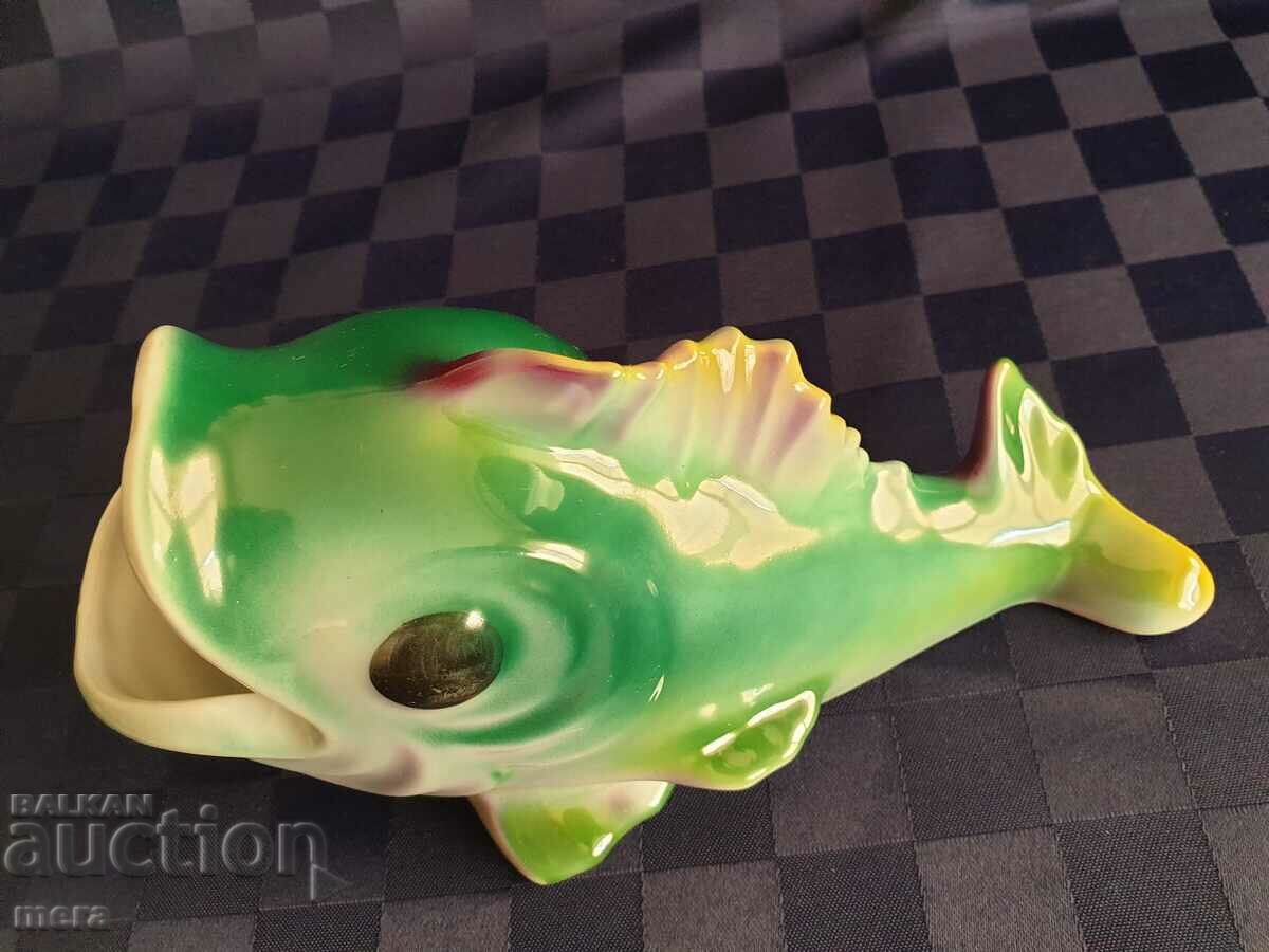 Large porcelain figure of Isis fish with price 60.00 BGN | € 30.68 Large porcelain figure of Isis fish with price 60.00 BGN | € 30.68