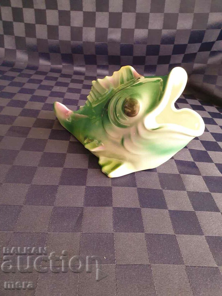 Delivery of Large porcelain figure of Isis fish Delivery of Large porcelain figure of Isis fish