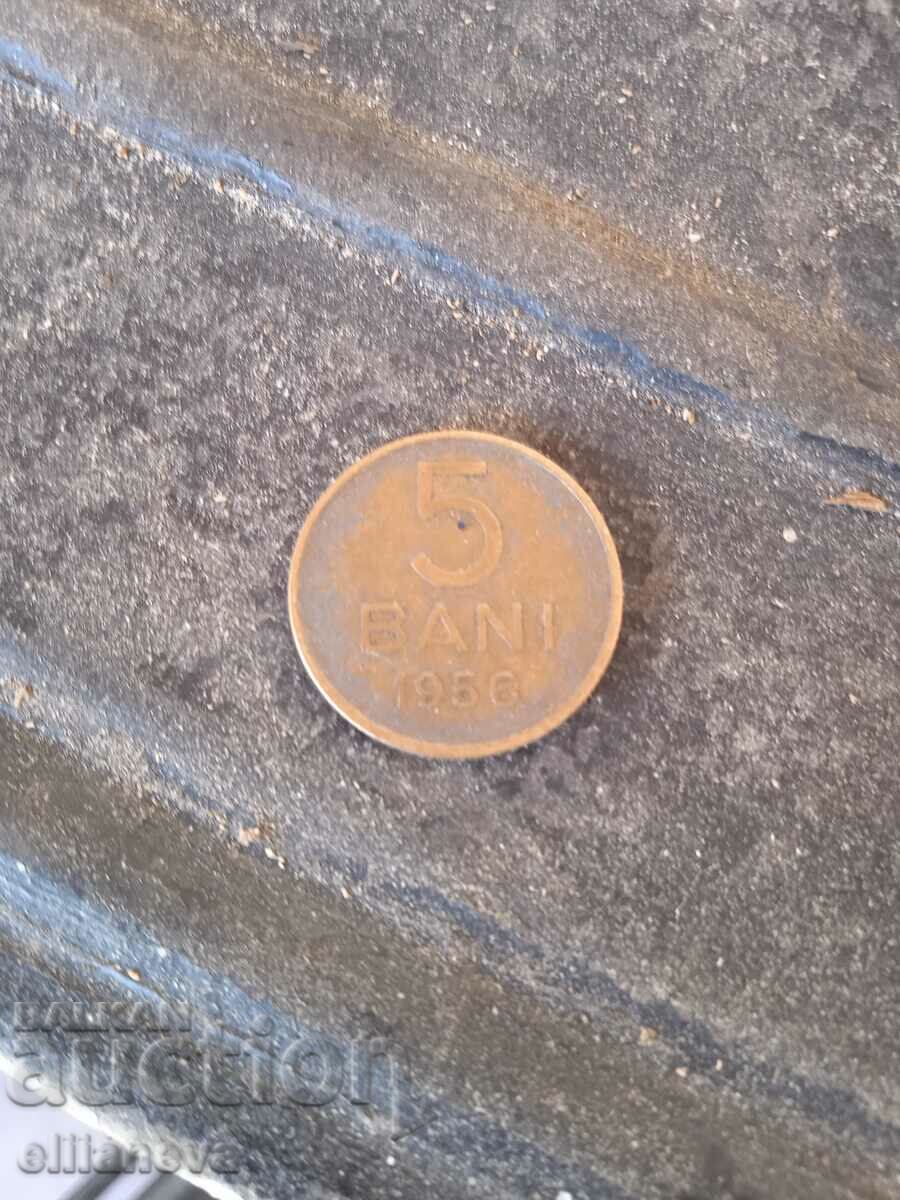 Coin 5 bani 1956