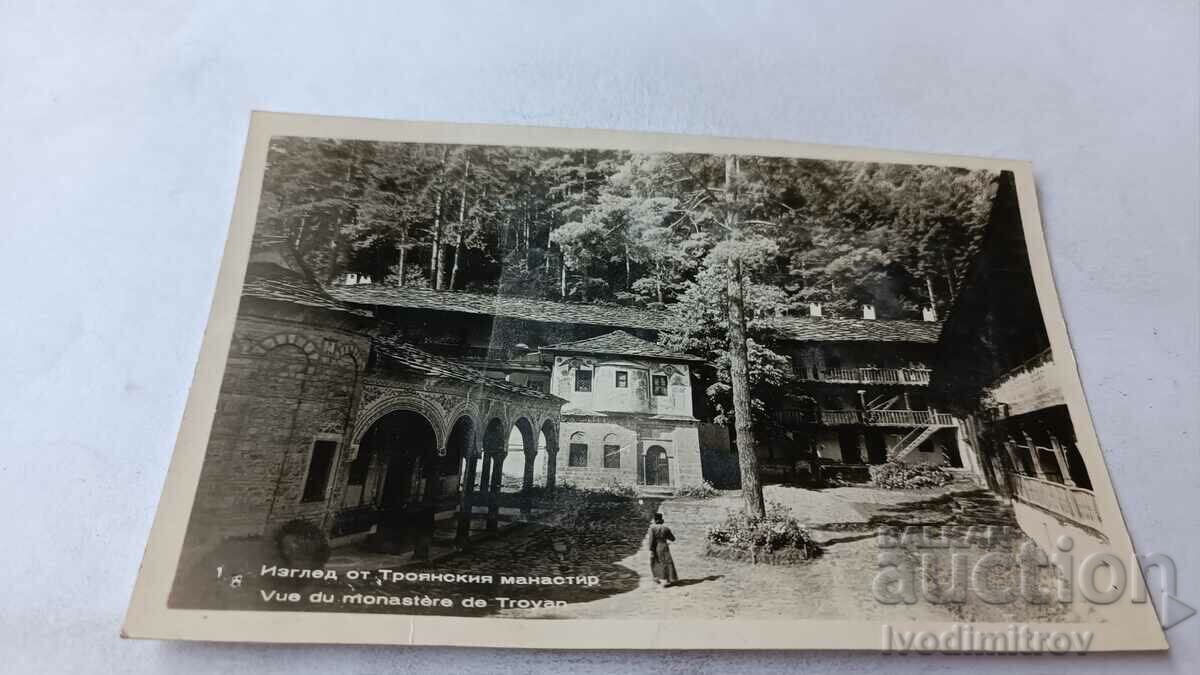 Postcard Troyan Monastery View