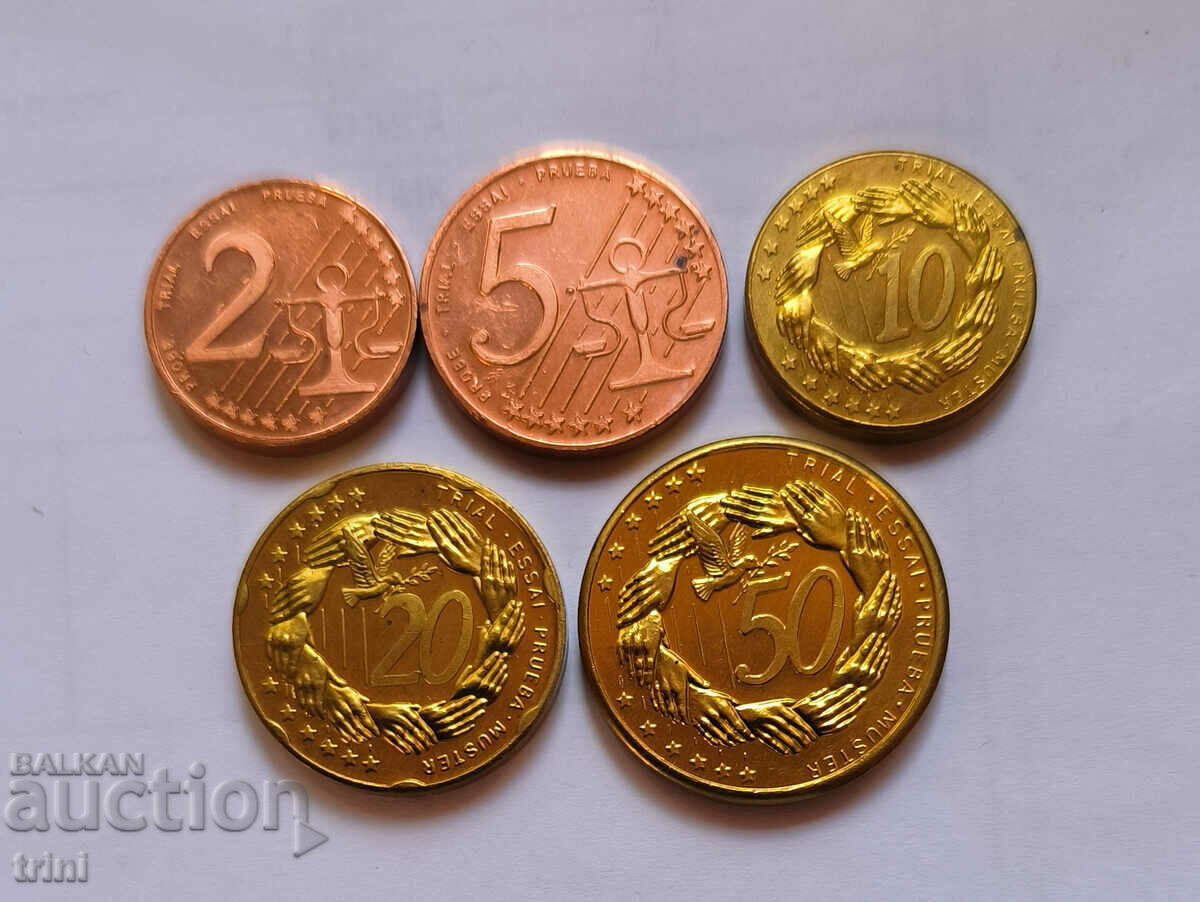 Bulgaria set TRIAL euro coins 2004 with price 40.00 BGN | € 20.45 Bulgaria set TRIAL euro coins 2004 with price 40.00 BGN | € 20.45