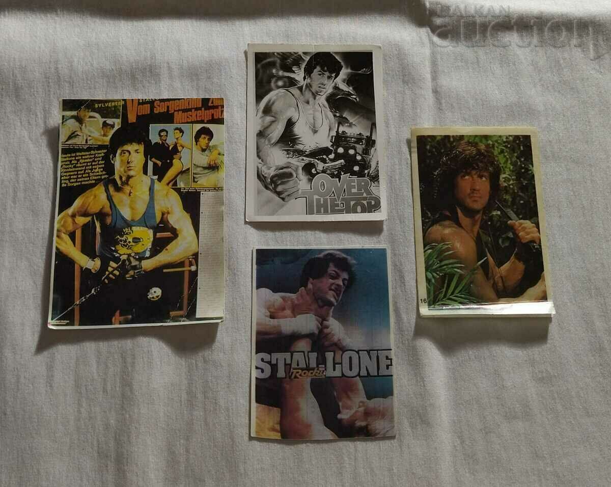 SYLVESTER STALLONE FOTOGRAFII LOT DE 4