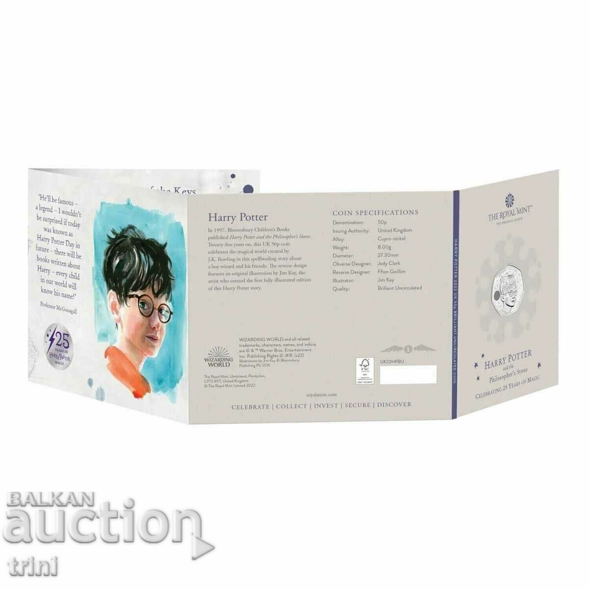 Great Britain 50 pence 2022 Harry Potter and the Philosopher's Stone - 5 Great Britain 50 pence 2022 Harry Potter and the Philosopher's Stone - 5