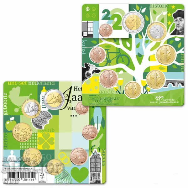 Auction Annual coin set NETHERLANDS 2022 UNC Auction Annual coin set NETHERLANDS 2022 UNC