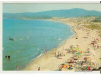Картичка  България  Аркутино Плажът 1*
