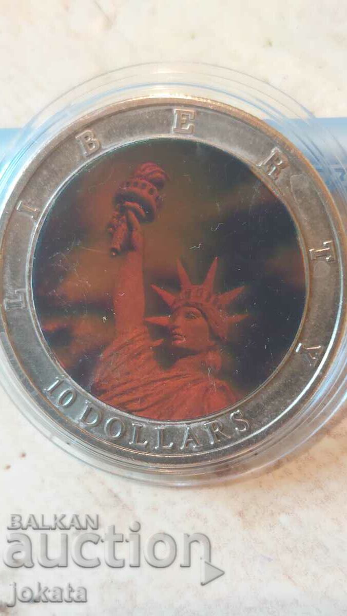 $ De 10 Liberia