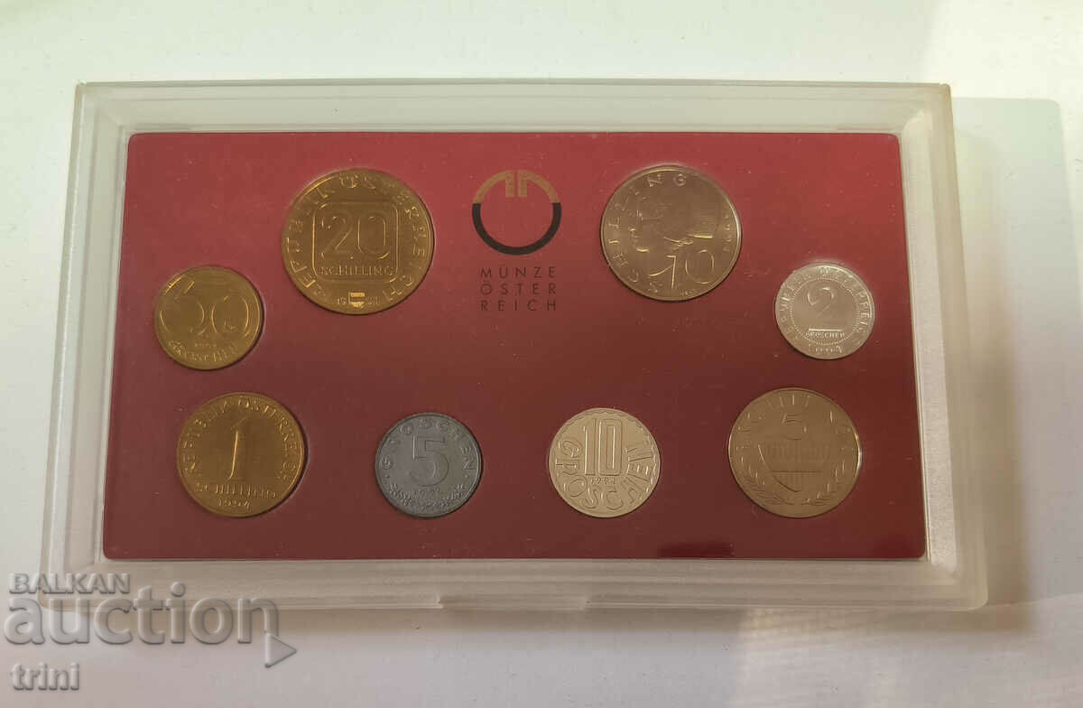 SET AUSTRIA 1994 year 800 Austrian mint with price 80.00 BGN | € 40.90 SET AUSTRIA 1994 year 800 Austrian mint with price 80.00 BGN | € 40.90