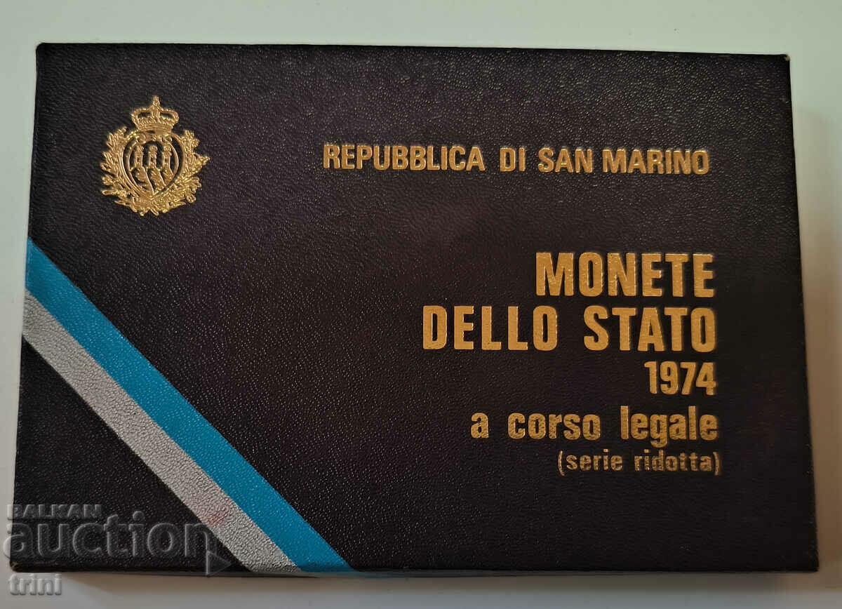 SET REPUBLICA SAN MARINO 1974