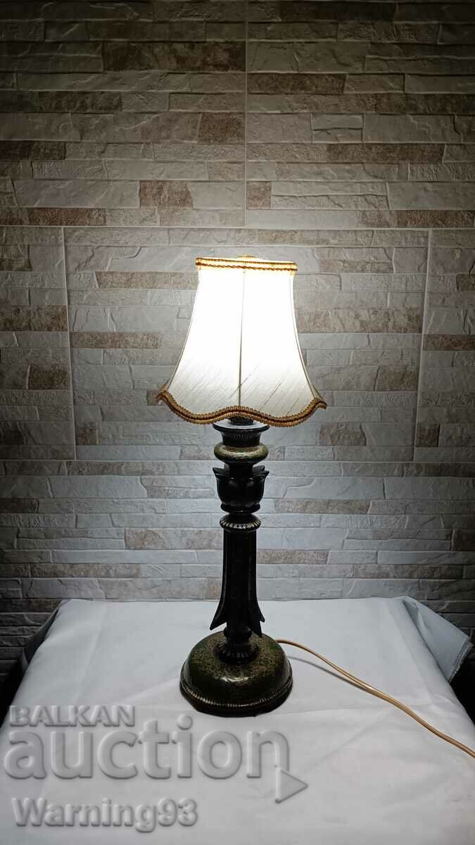 Παλιό ξύλινο επιτραπέζιο φωτιστικό - #14 - ζωγραφισμένο στο χέρι - Αντίκα - 7 Παλιό ξύλινο επιτραπέζιο φωτιστικό - #14 - ζωγραφισμένο στο χέρι - Αντίκα - 7