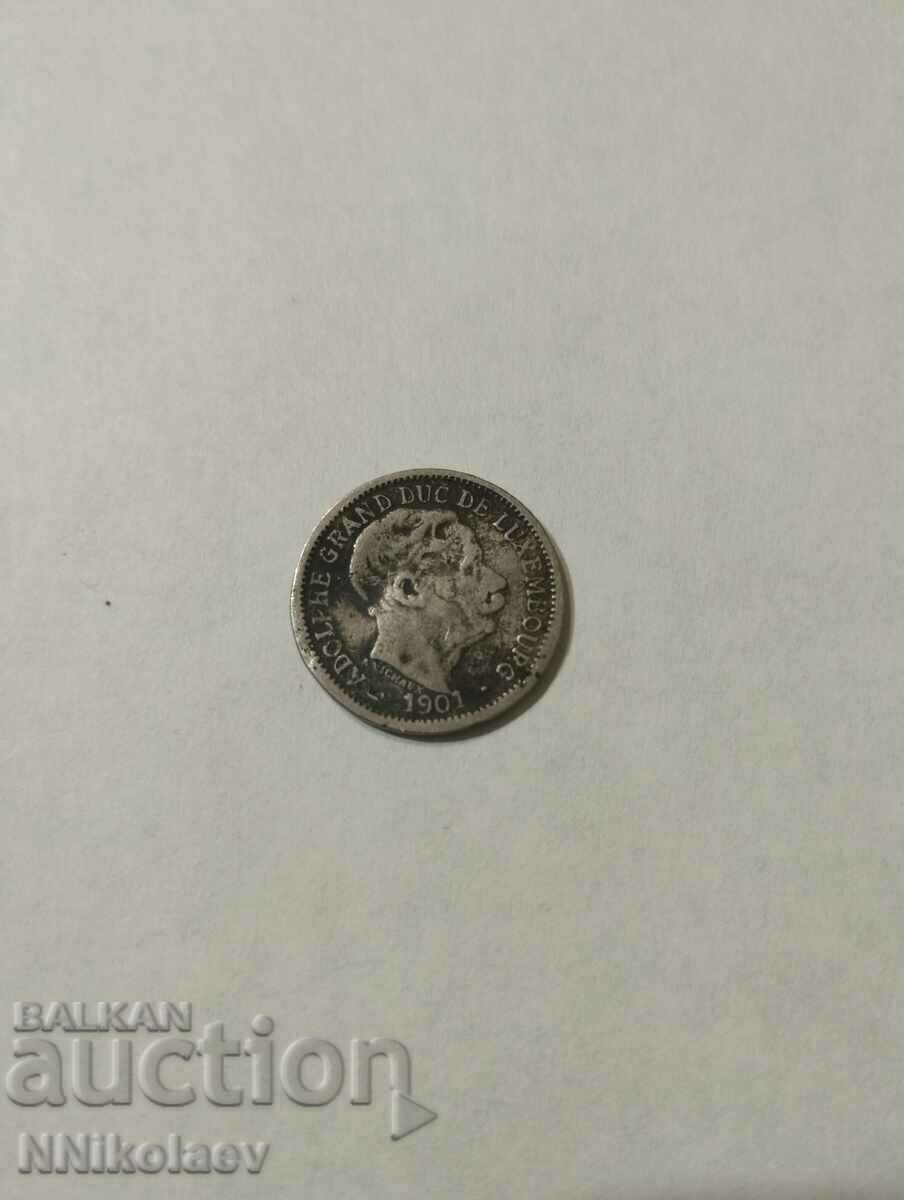 Delivery of Luxembourg 10 centimes 1901 Delivery of Luxembourg 10 centimes 1901