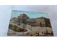 Postcard Manheim Hauptbahnhof