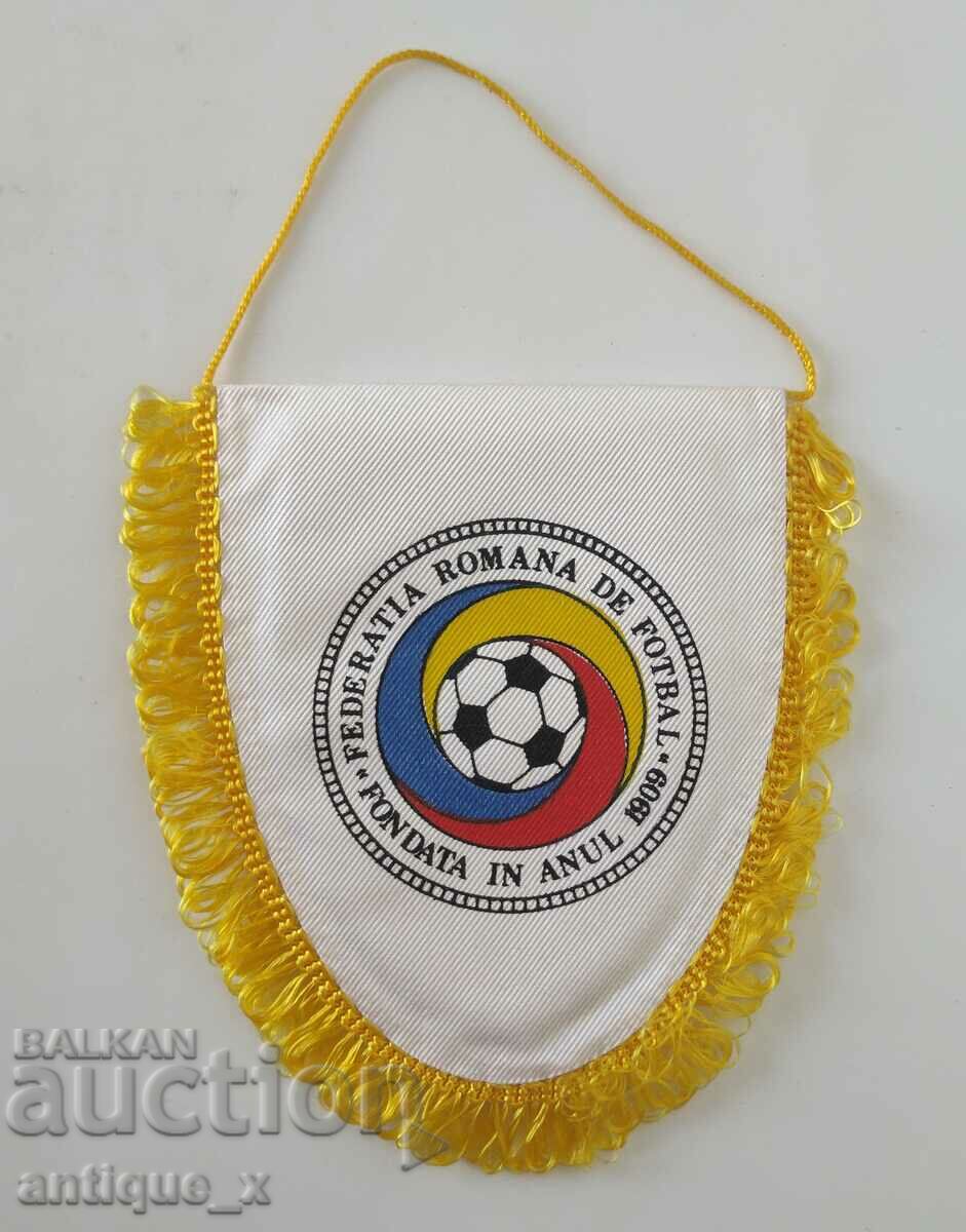Old football flag - Romanian Football Federation - RFF