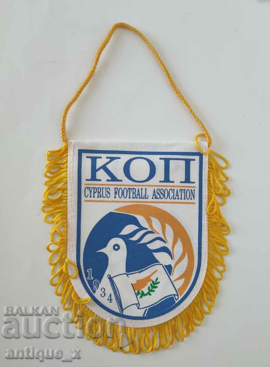 Old football flag - Cyprus Football Federation - KFF